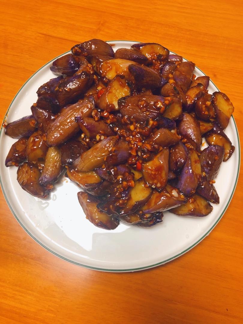 酱爆茄子（有两段视频）