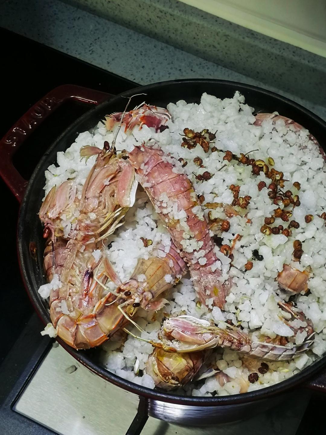 超级快手的盐焗虾，懒人福音，十分钟就香喷喷出炉