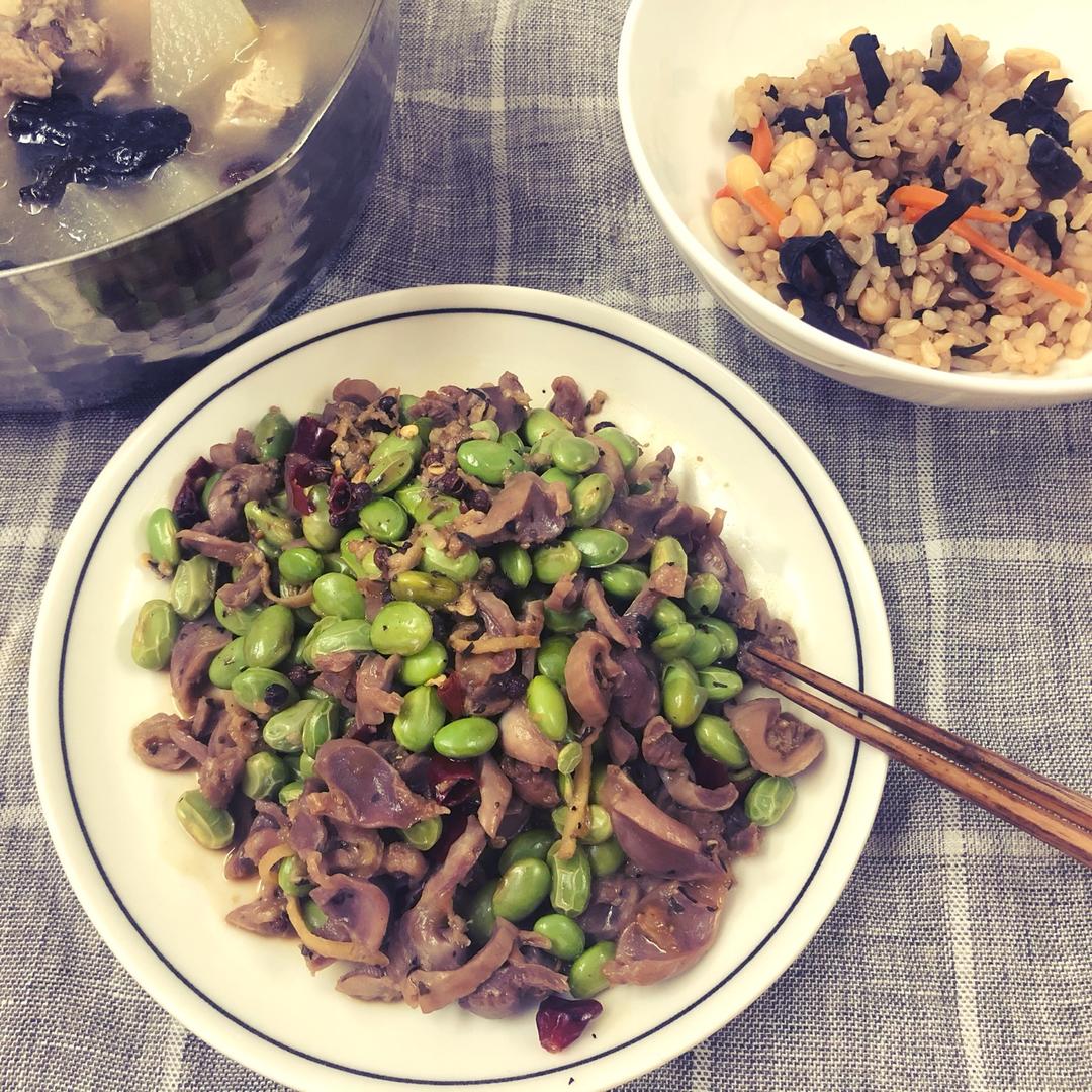 家常快手小炒鸡胗