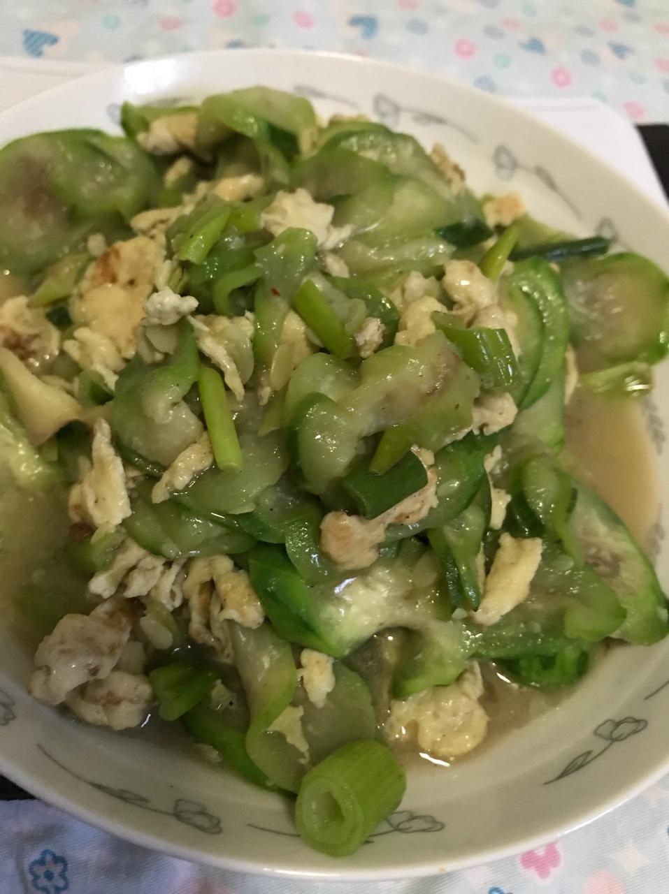 丝瓜炒蛋