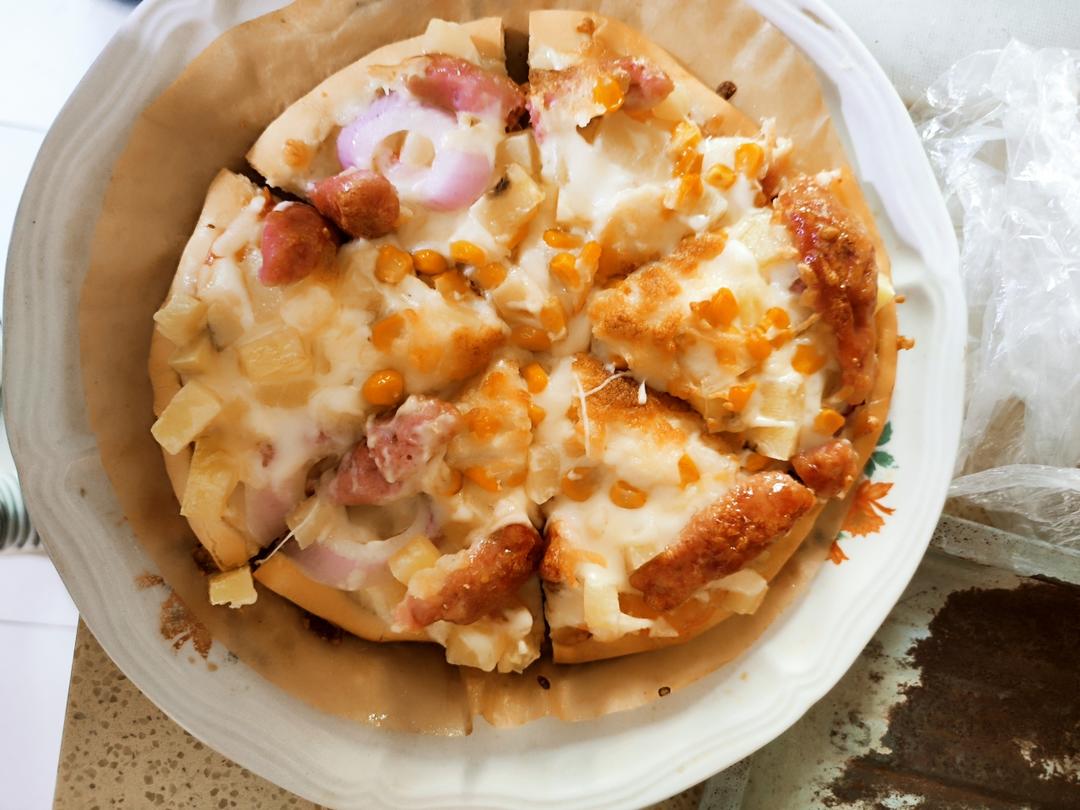 8寸披萨饼皮做法（🉑️厚🉑️薄，🉑️脆🉑️软）4张