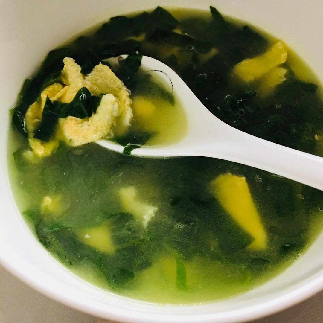 jesusjoanna做的木耳菜鸡蛋汤
