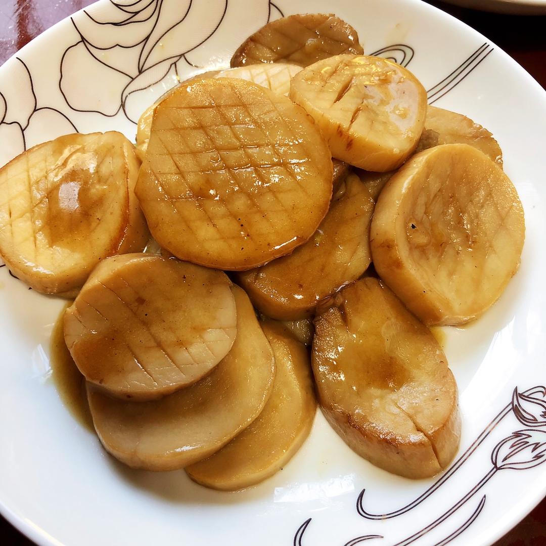 糖兜兜飞做的向往的生活黄渤假鲍鱼爆炒杏鲍菇