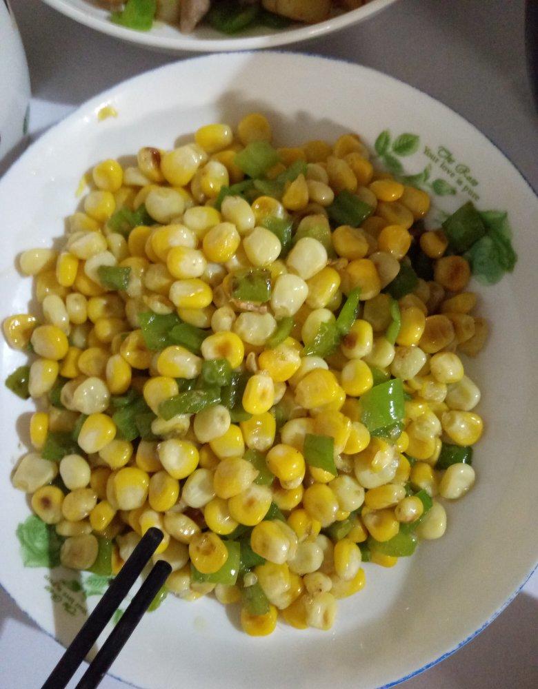 芳_7689做的青椒玉米粒