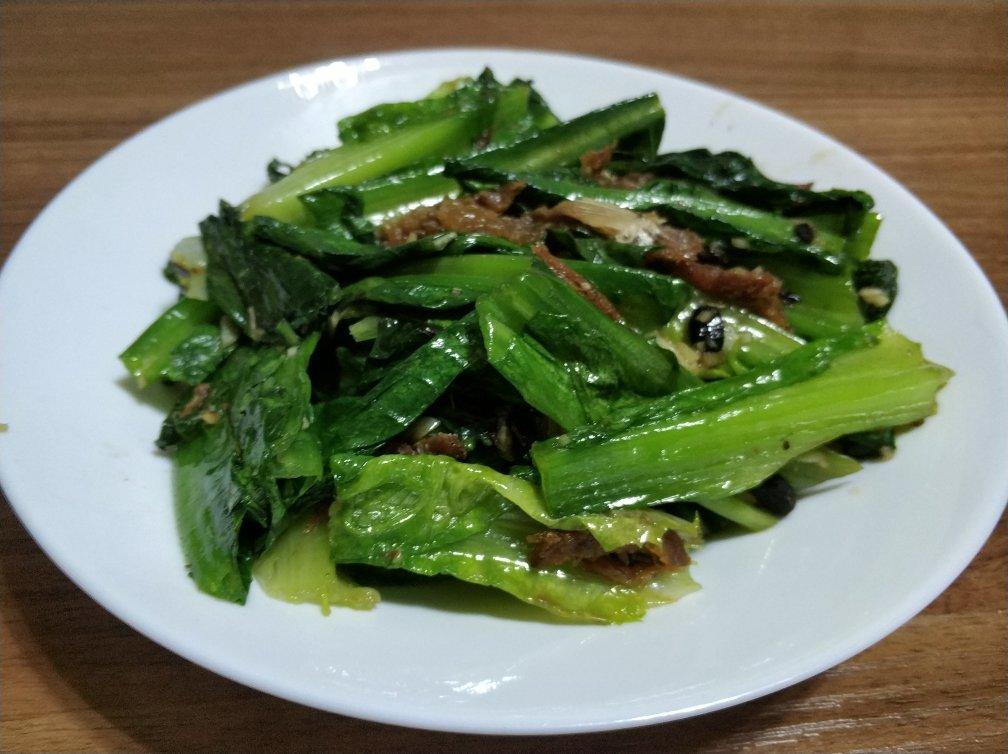 豆豉鲮鱼油麦菜