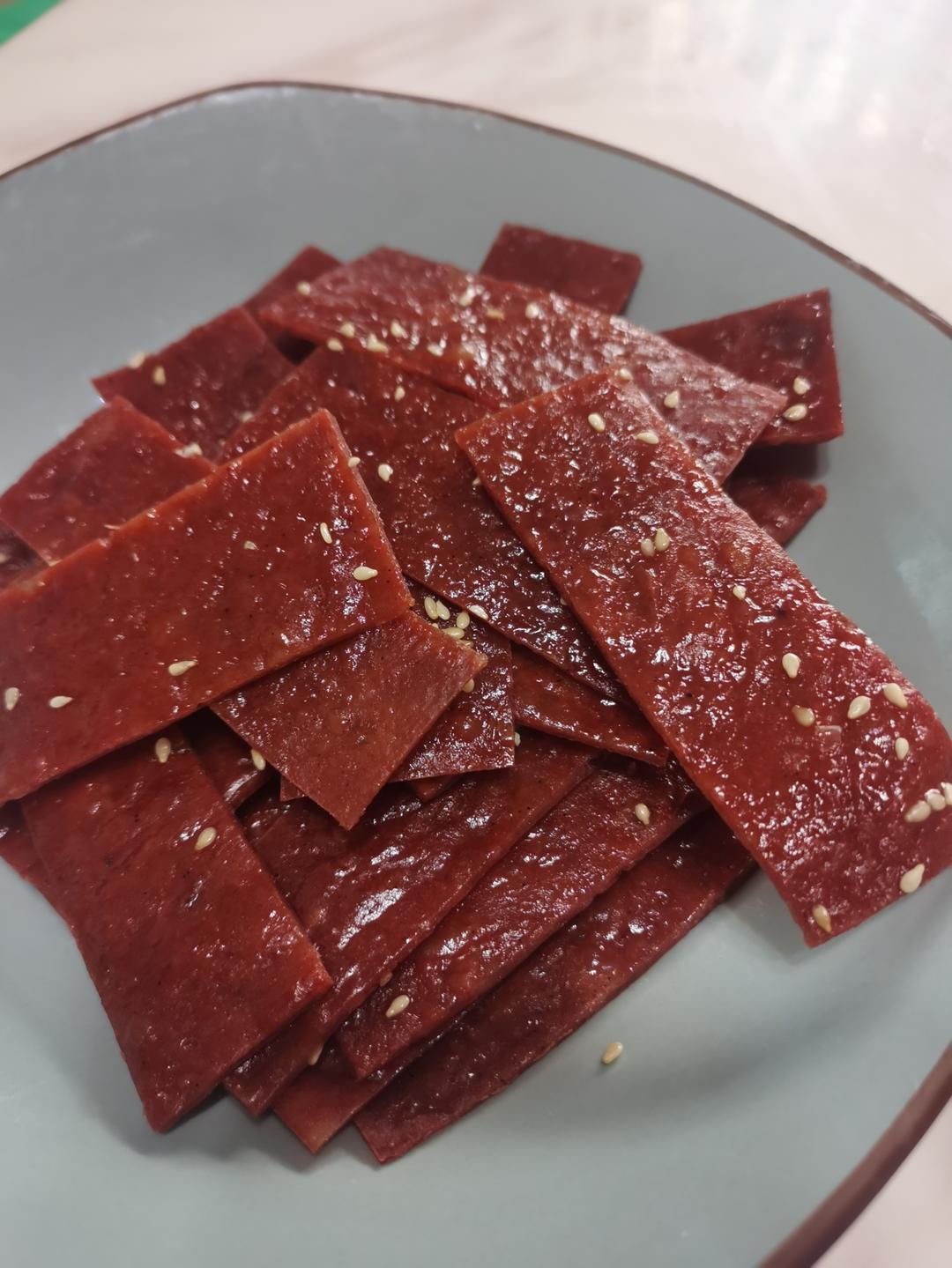 自制超好吃的—蜜汁猪肉脯