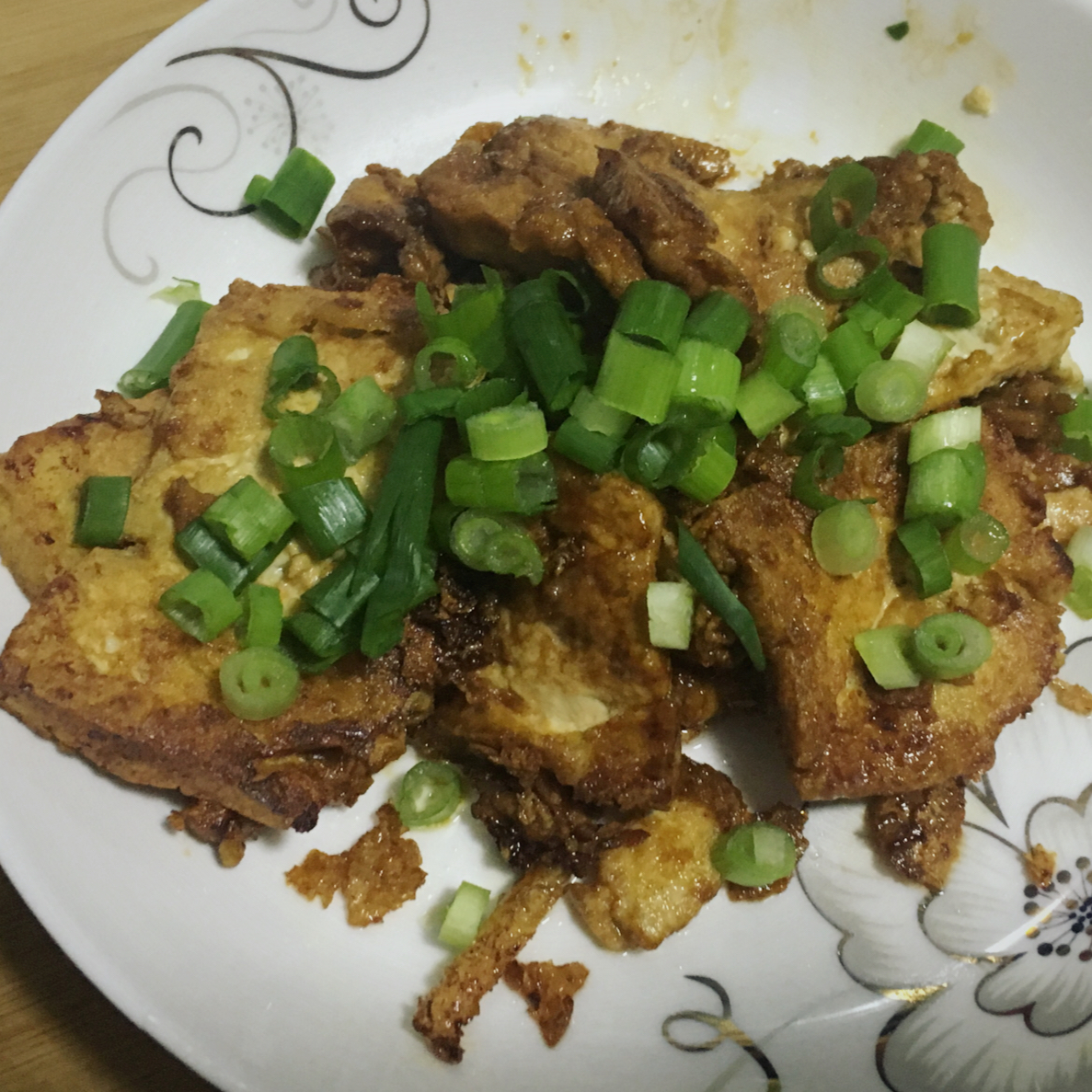 蚝油煎豆腐