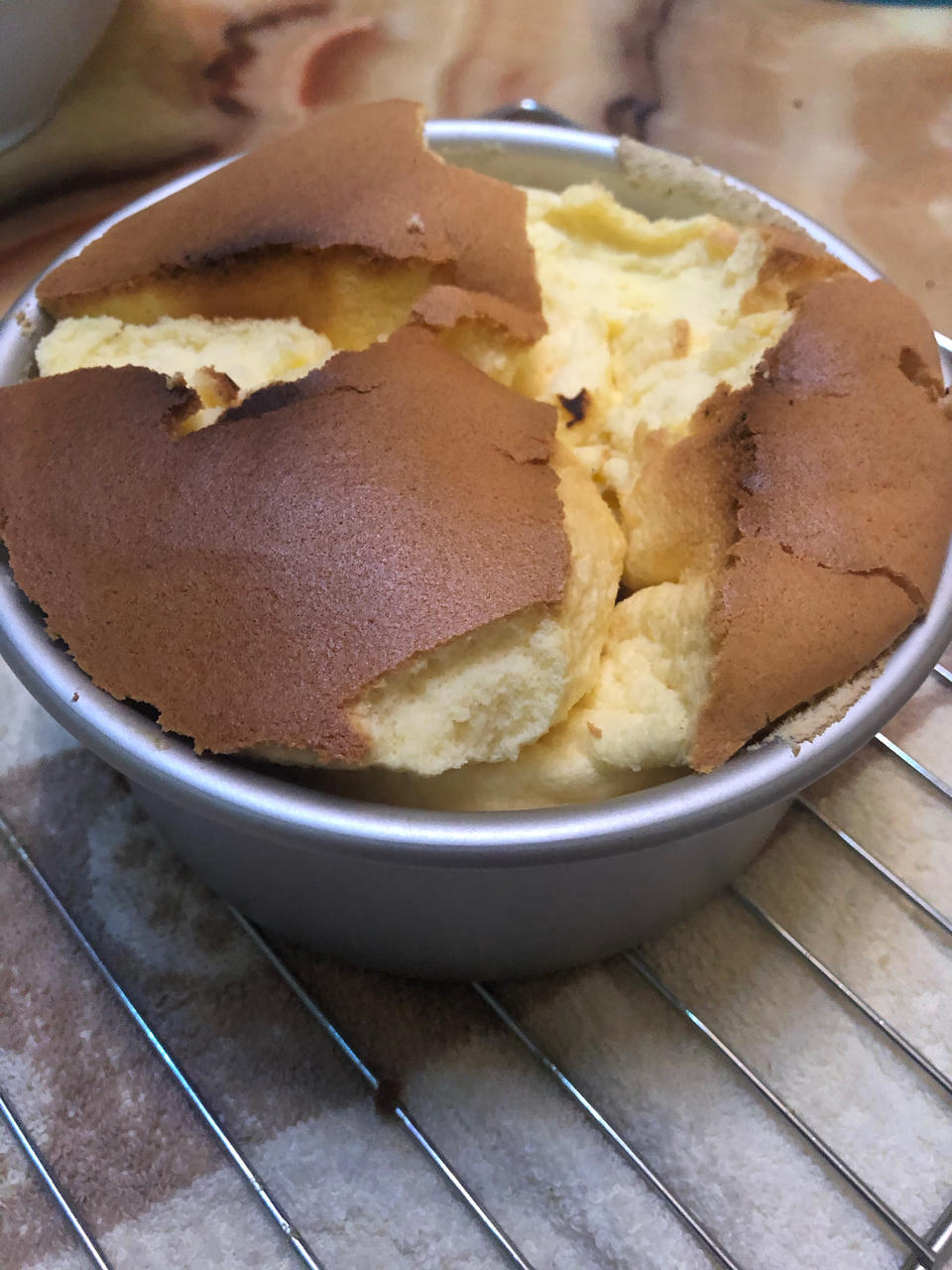 超柔软6寸戚风蛋糕(附8寸配方)零失败 超详细‼️含操作视频