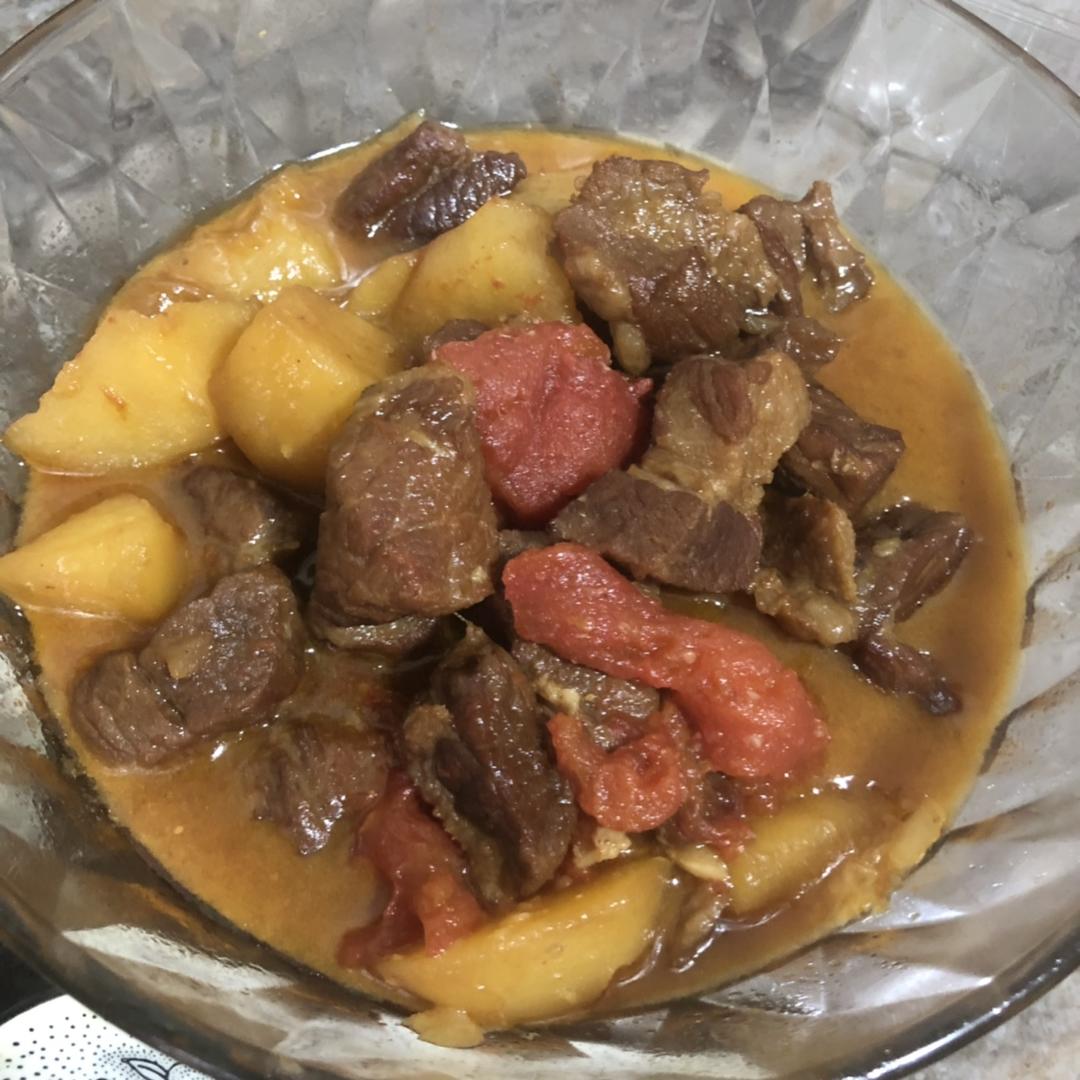 番茄土豆炖牛腩