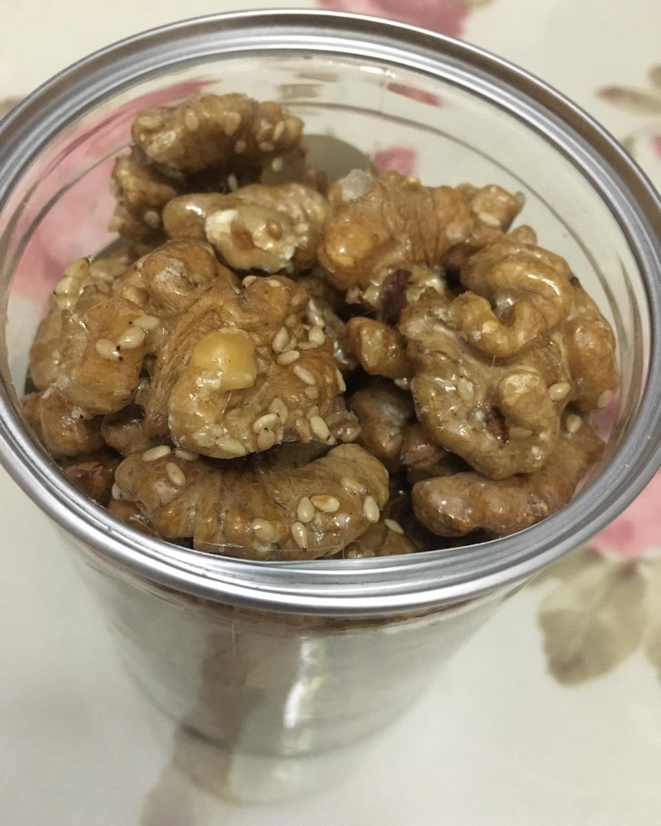 【琥珀核桃仁】冰糖无油不粘手
