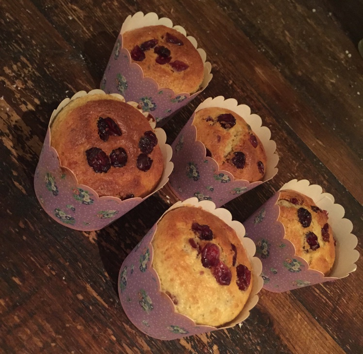 少女心的香蕉蔓越莓玛芬