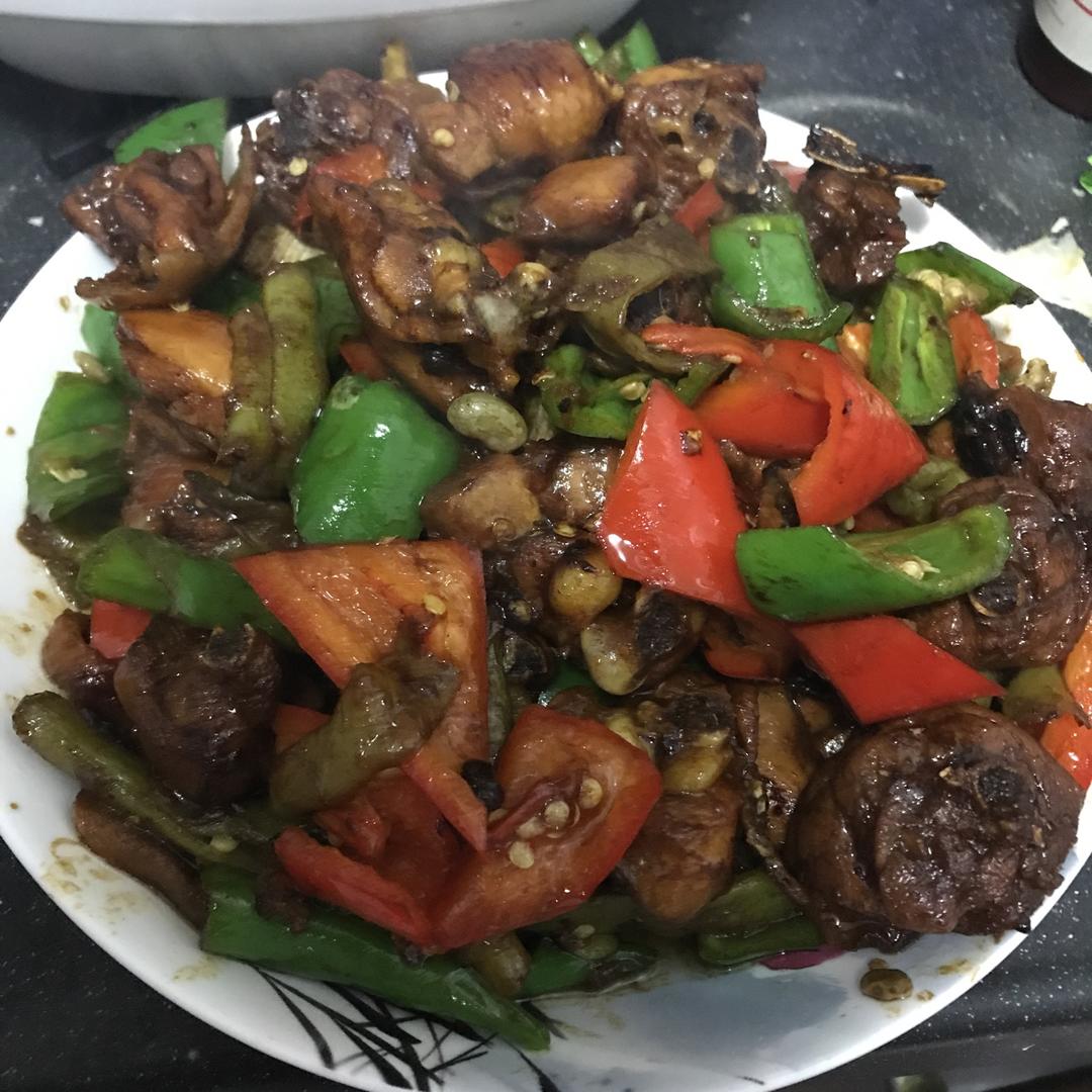 辣椒炒鸡（临沂家常）