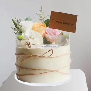 生日蛋糕奶油蛋糕造型的做法 步骤14