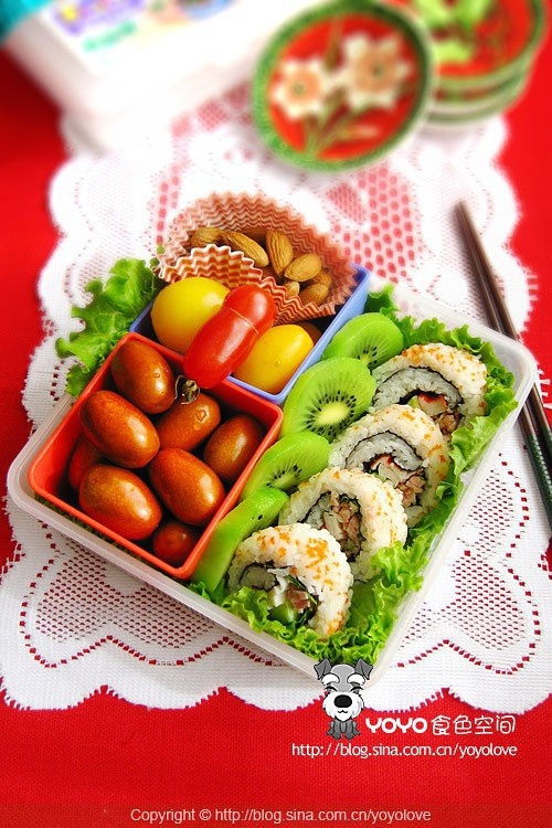 寿司饭卷便当的做法