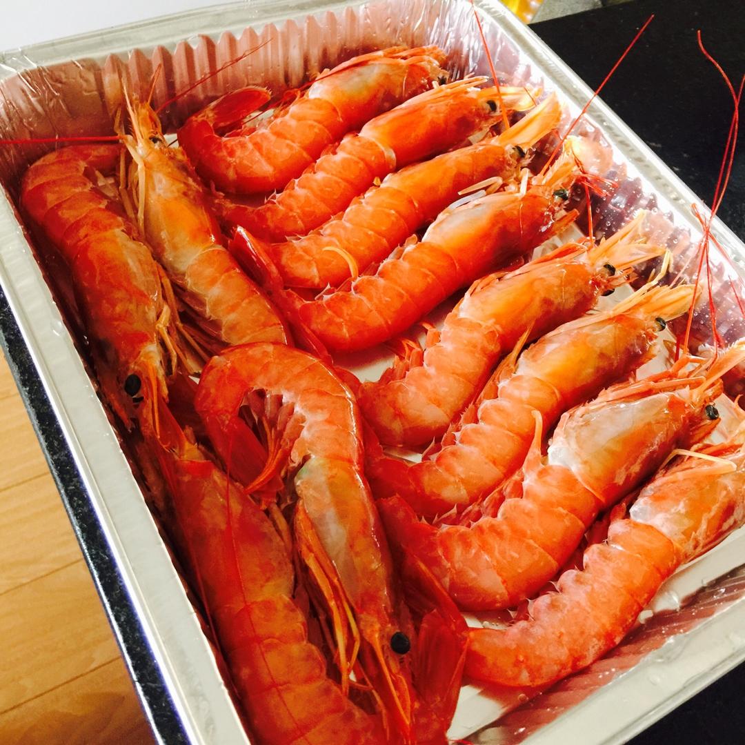 盐烤阿根廷红虾