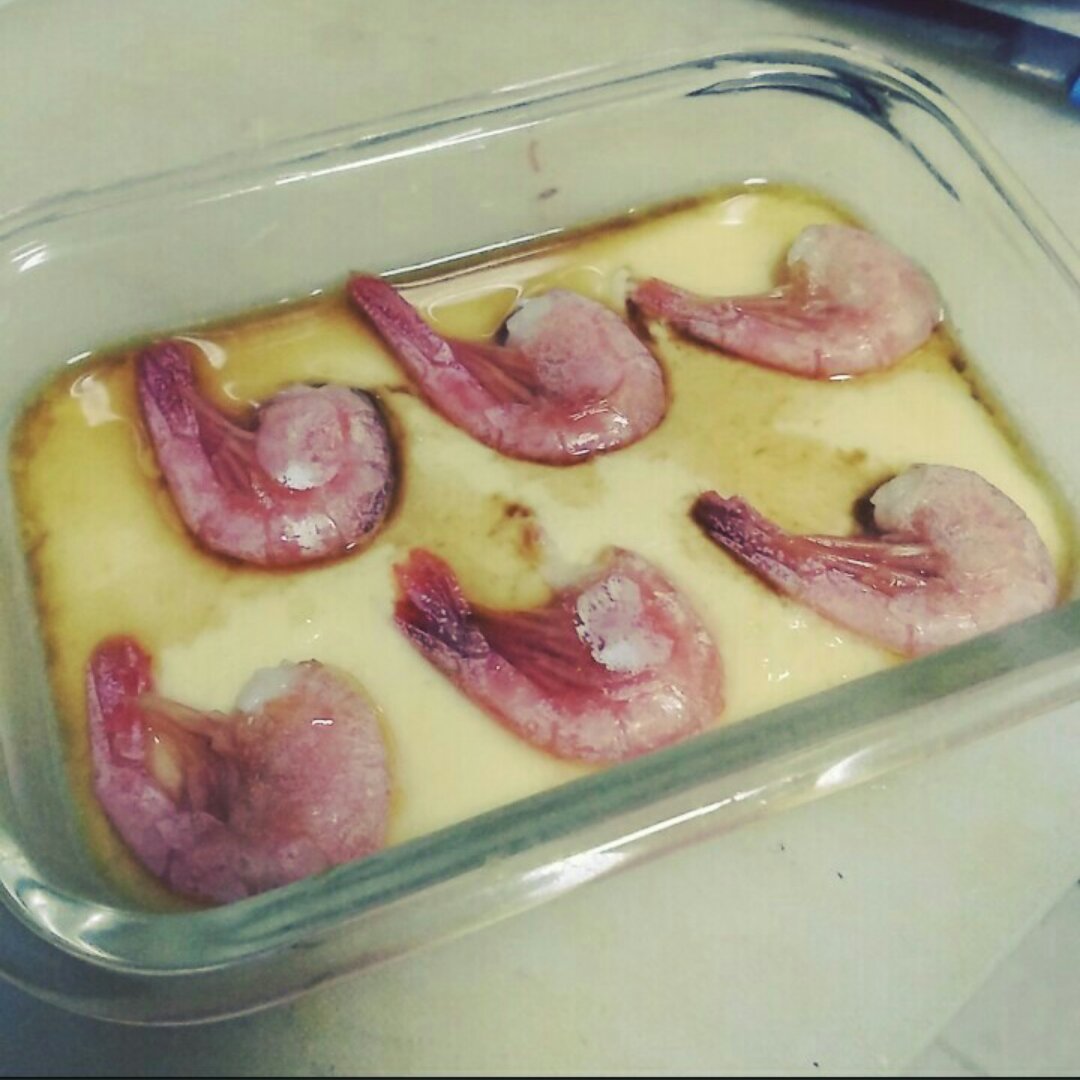 虾仁炖蛋