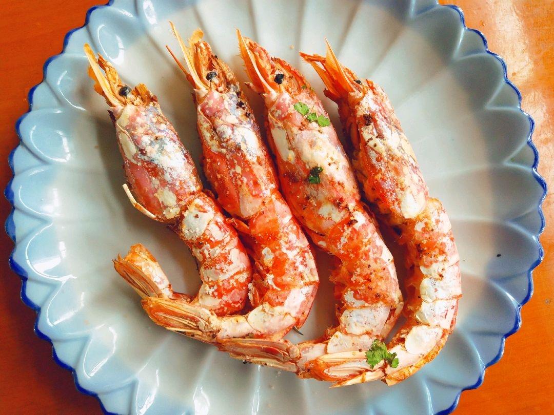 空气炸锅版阿根廷红虾的做法