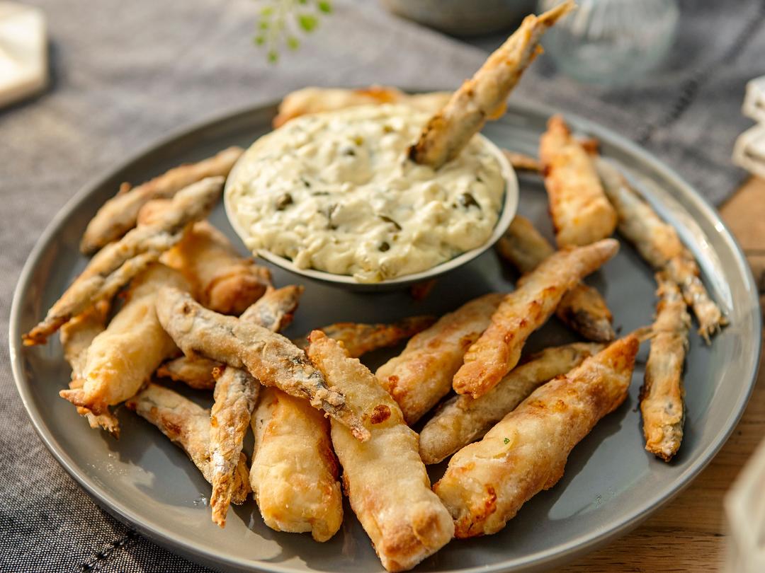 空气炸锅炸鱼条的做法