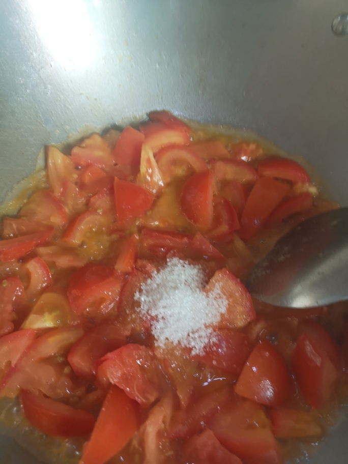 超级下饭的蕃茄炒蛋的做法 步骤4