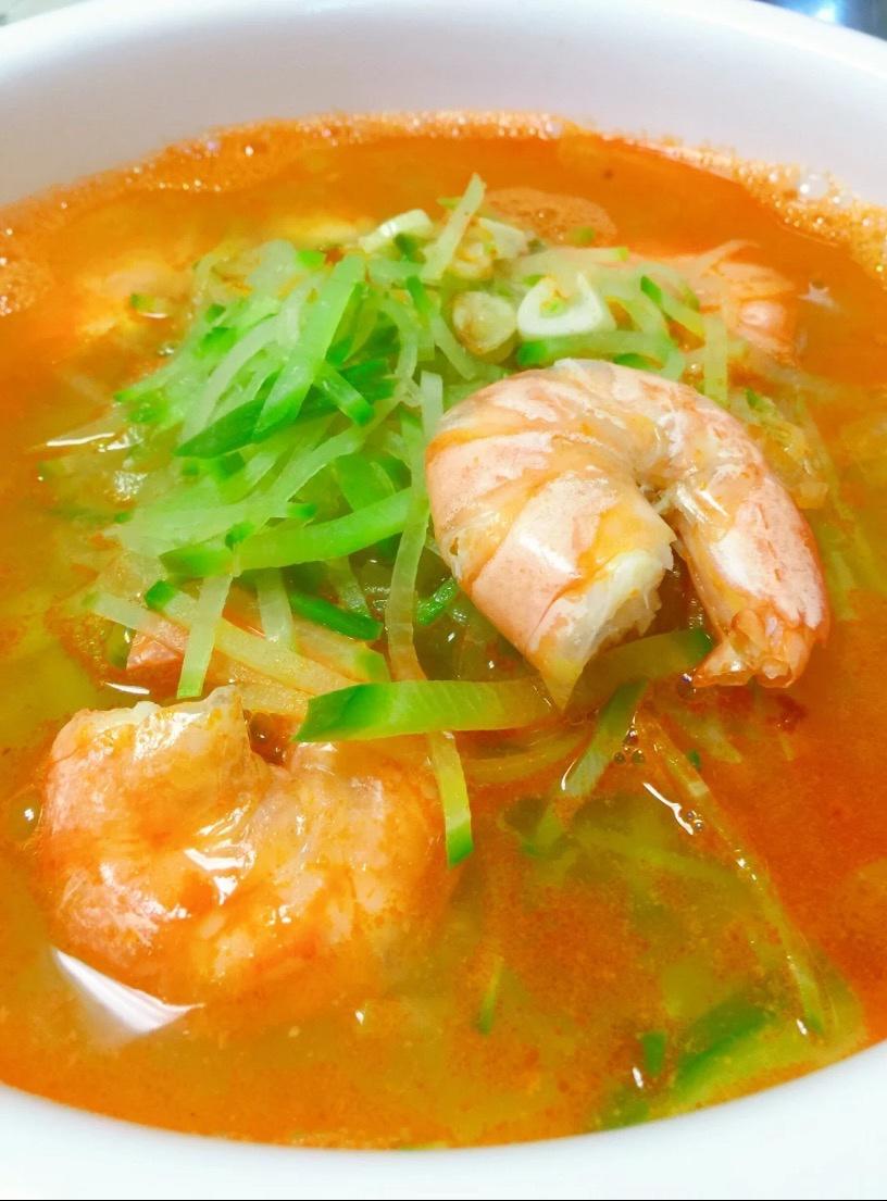 减脂萝卜丝虾汤