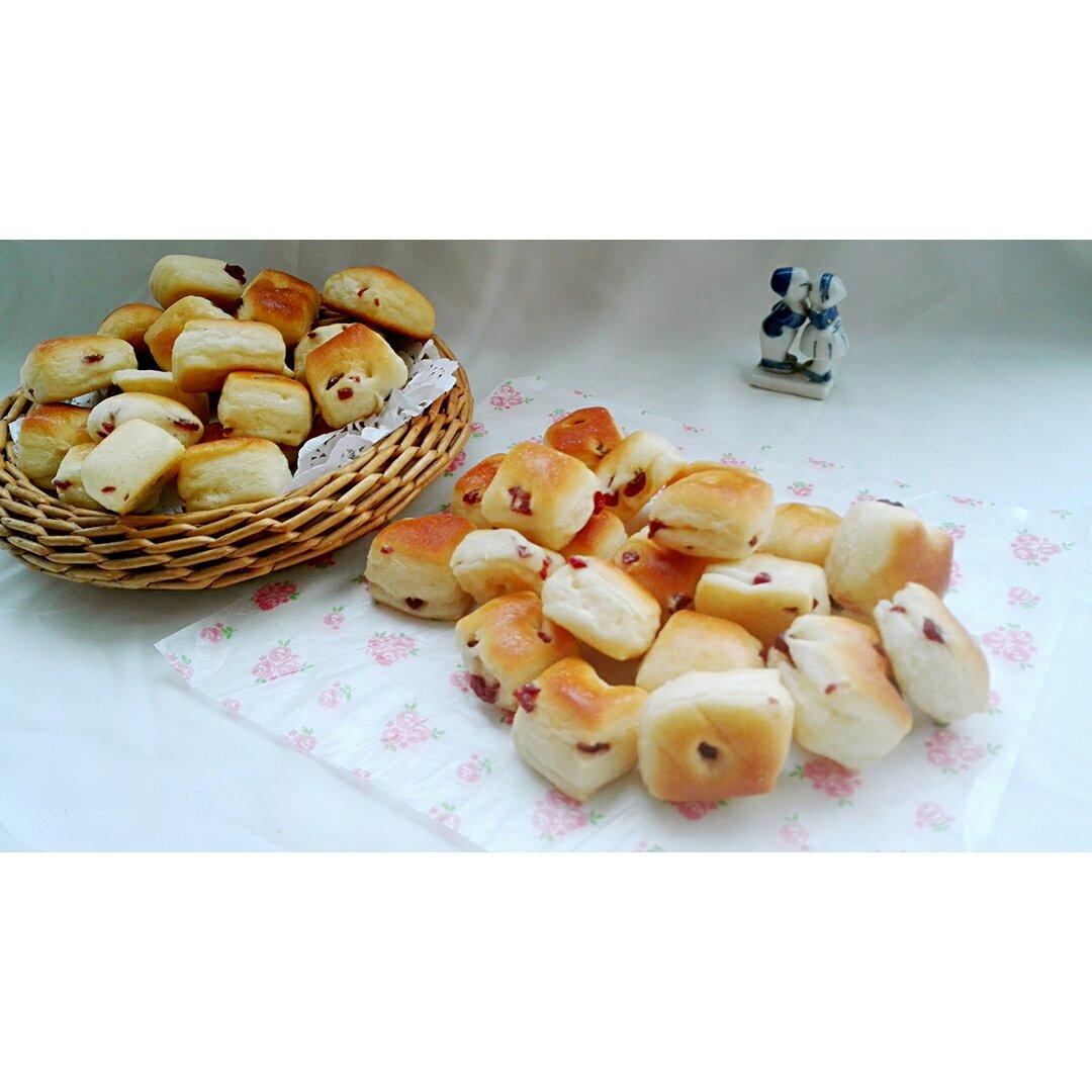 蔓越莓优格小面包块