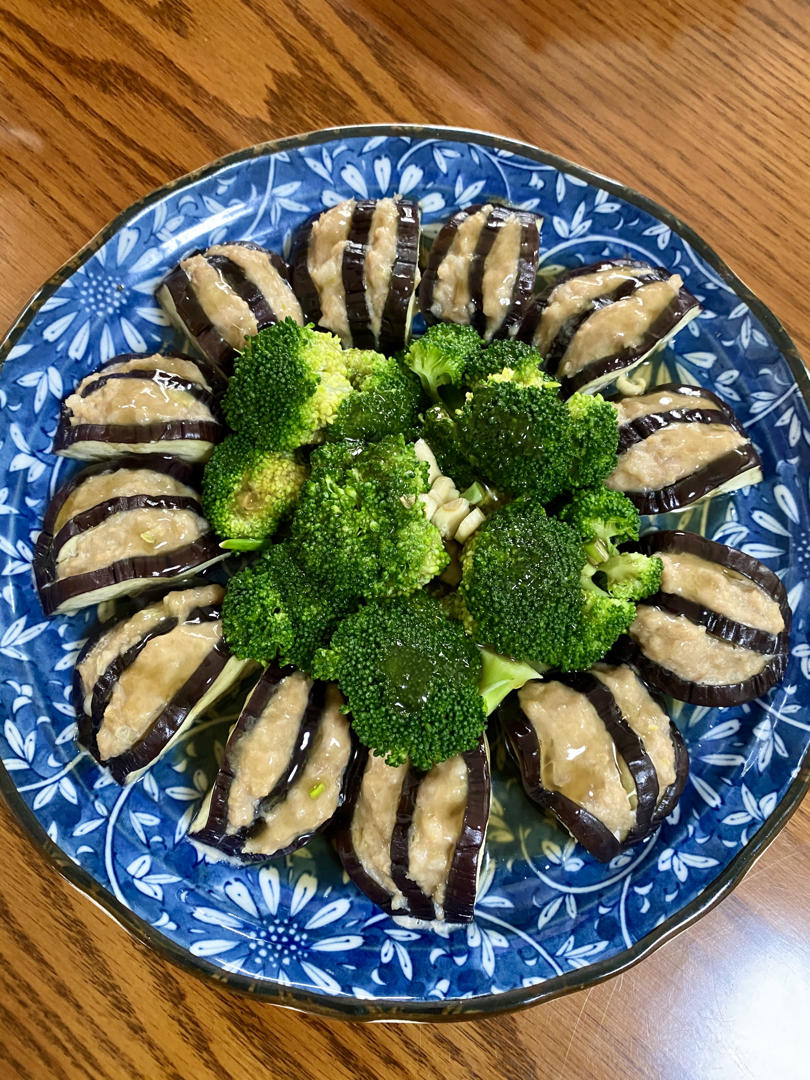 新年很给面的菜～茄子百合花