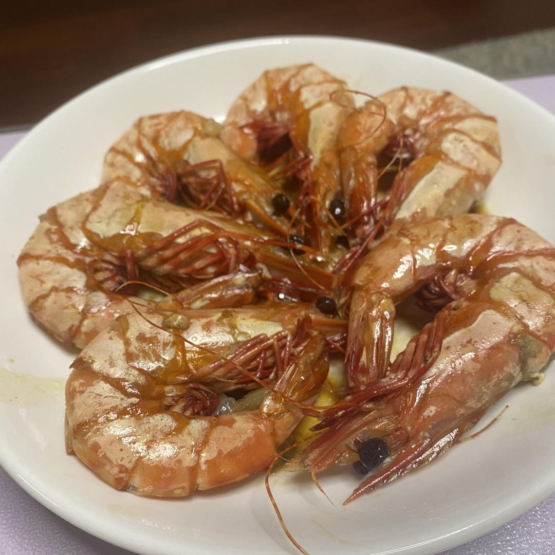 油焖大虾（黑虎虾）