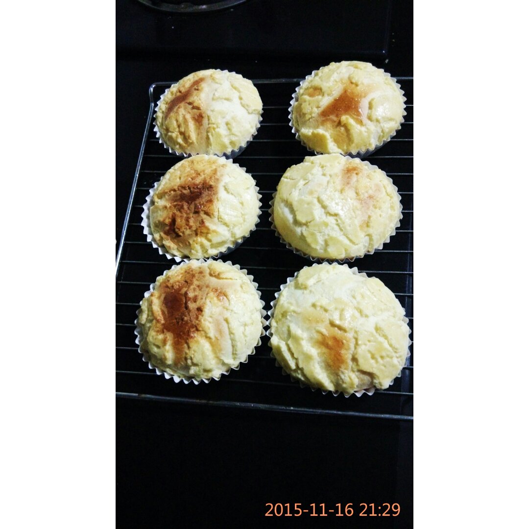 酥酥甜甜的菠萝包（一点都不难哦）