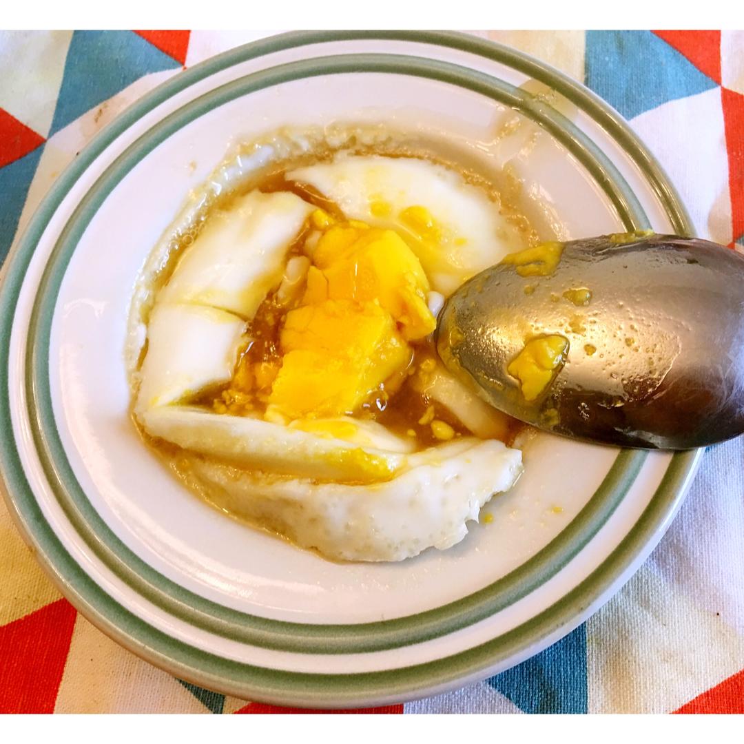 磕螃蟹的猫做的『麦芽糖蒸鸡蛋』外婆的外婆留下的菜谱