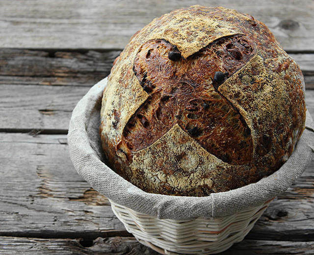 【Tartine Bread】天然酵种坚果橄榄欧包的做法