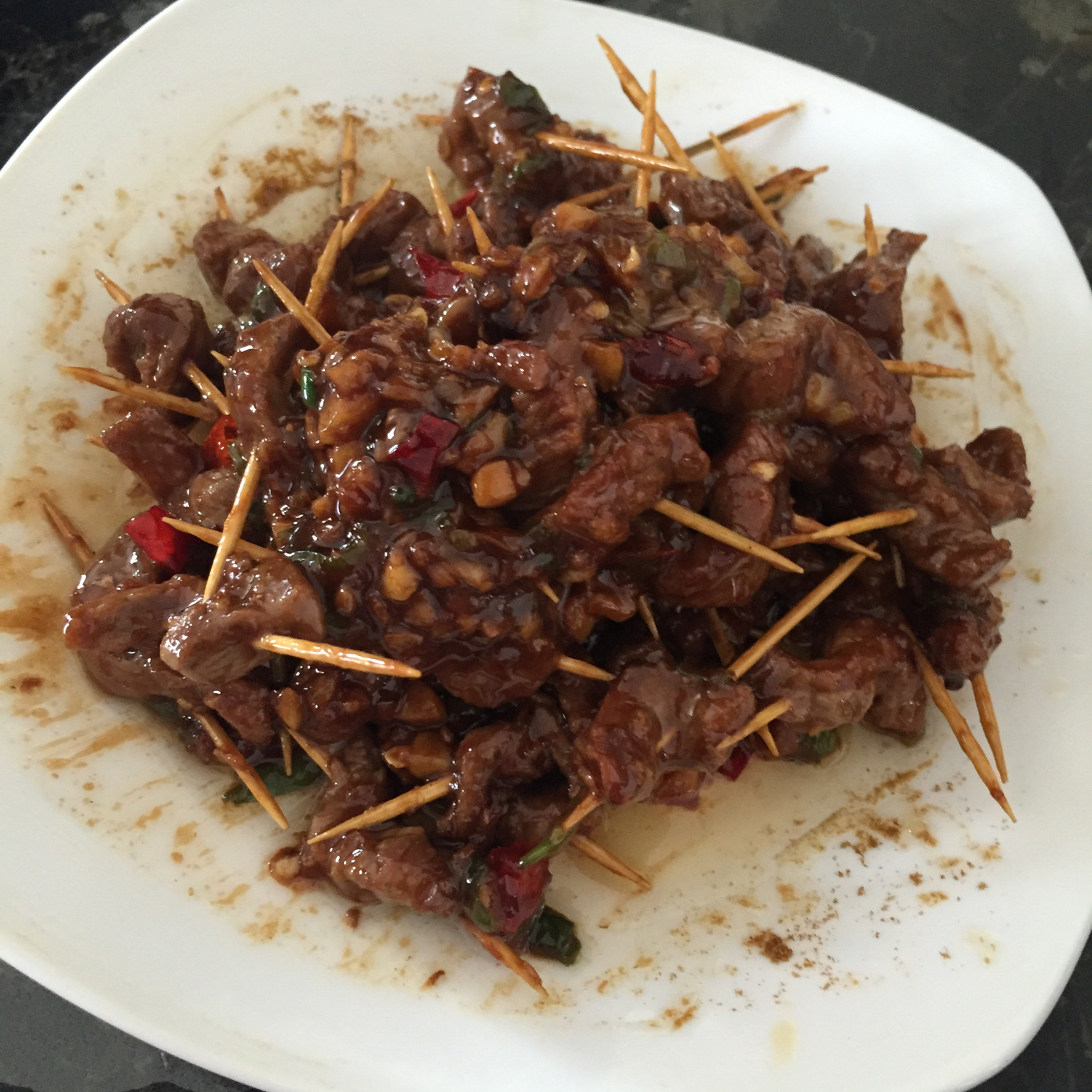 牙签牛肉 道地湖南味