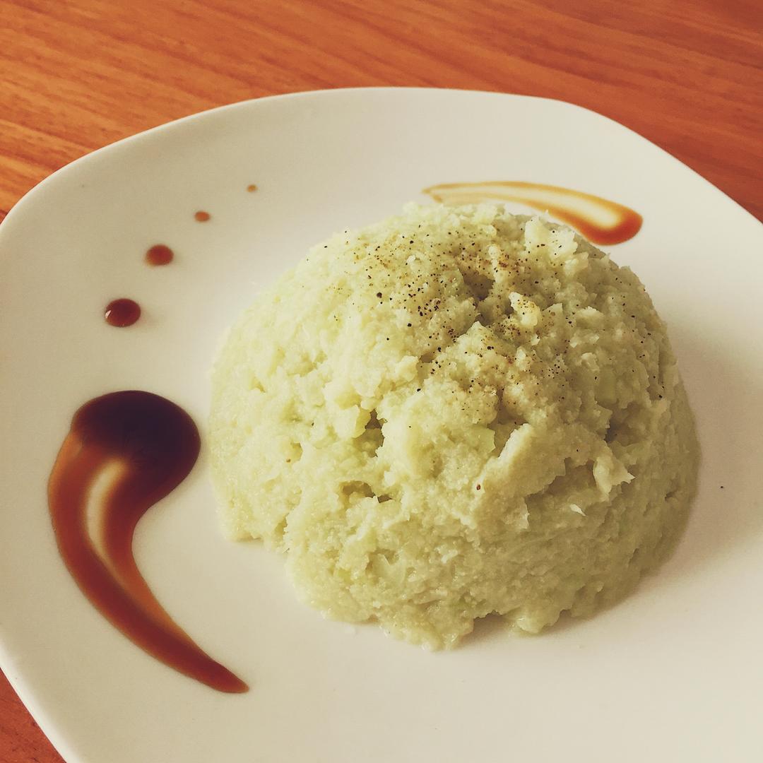 超低卡菜花泥，维密超模食谱1
