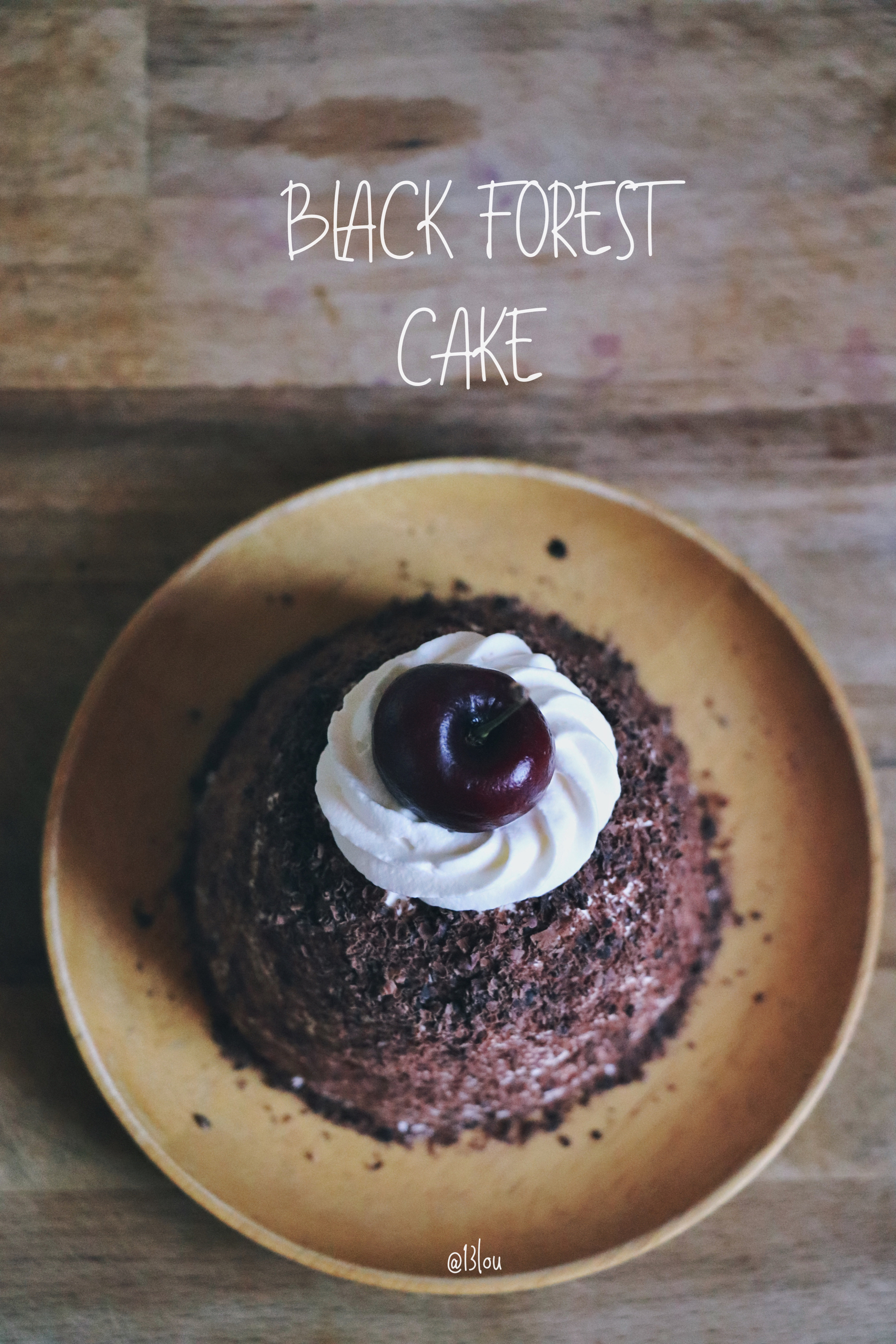属于冬日的甜蜜🖤—黑森林蛋糕的做法
