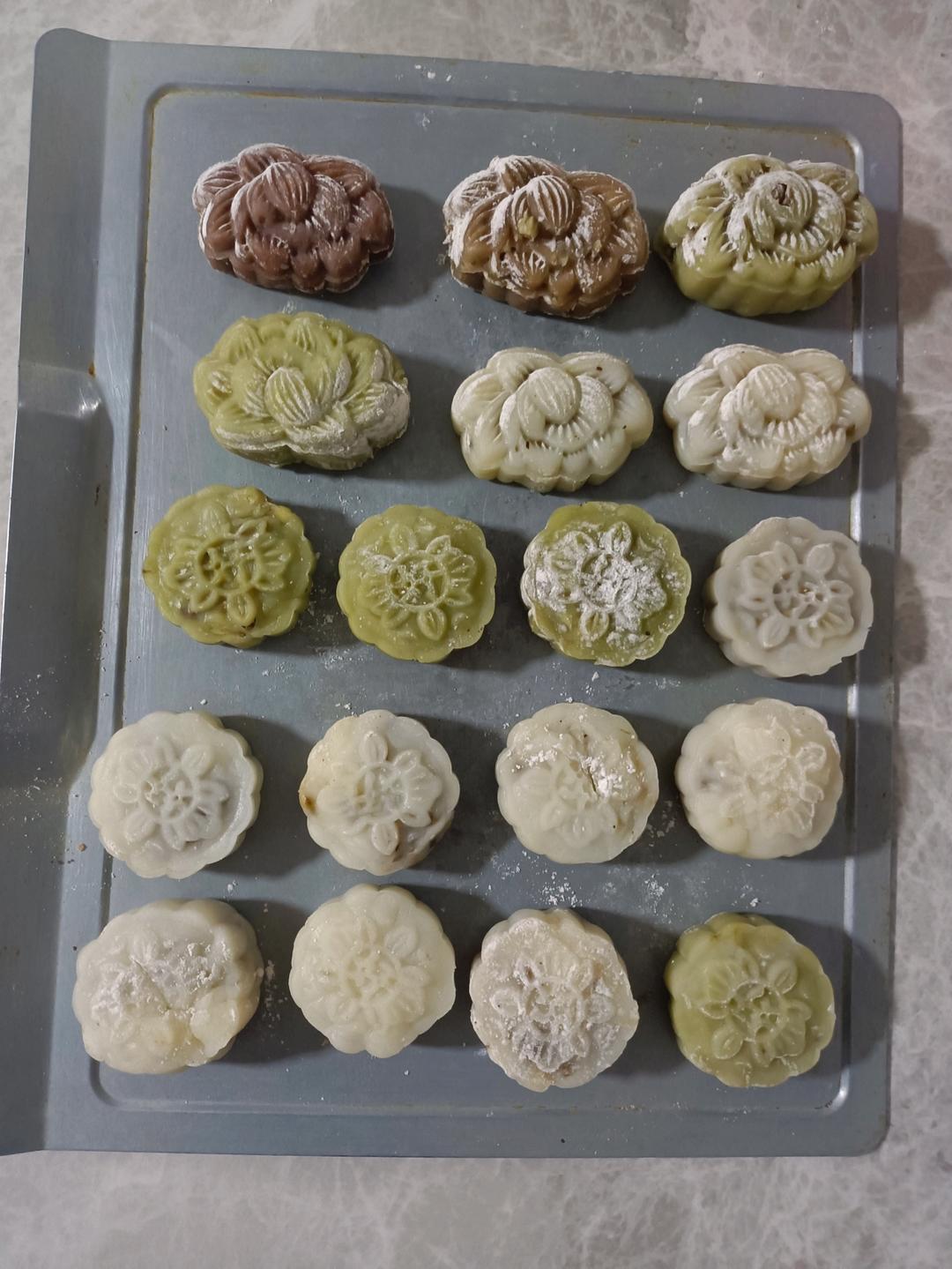 自制冰皮月饼皮