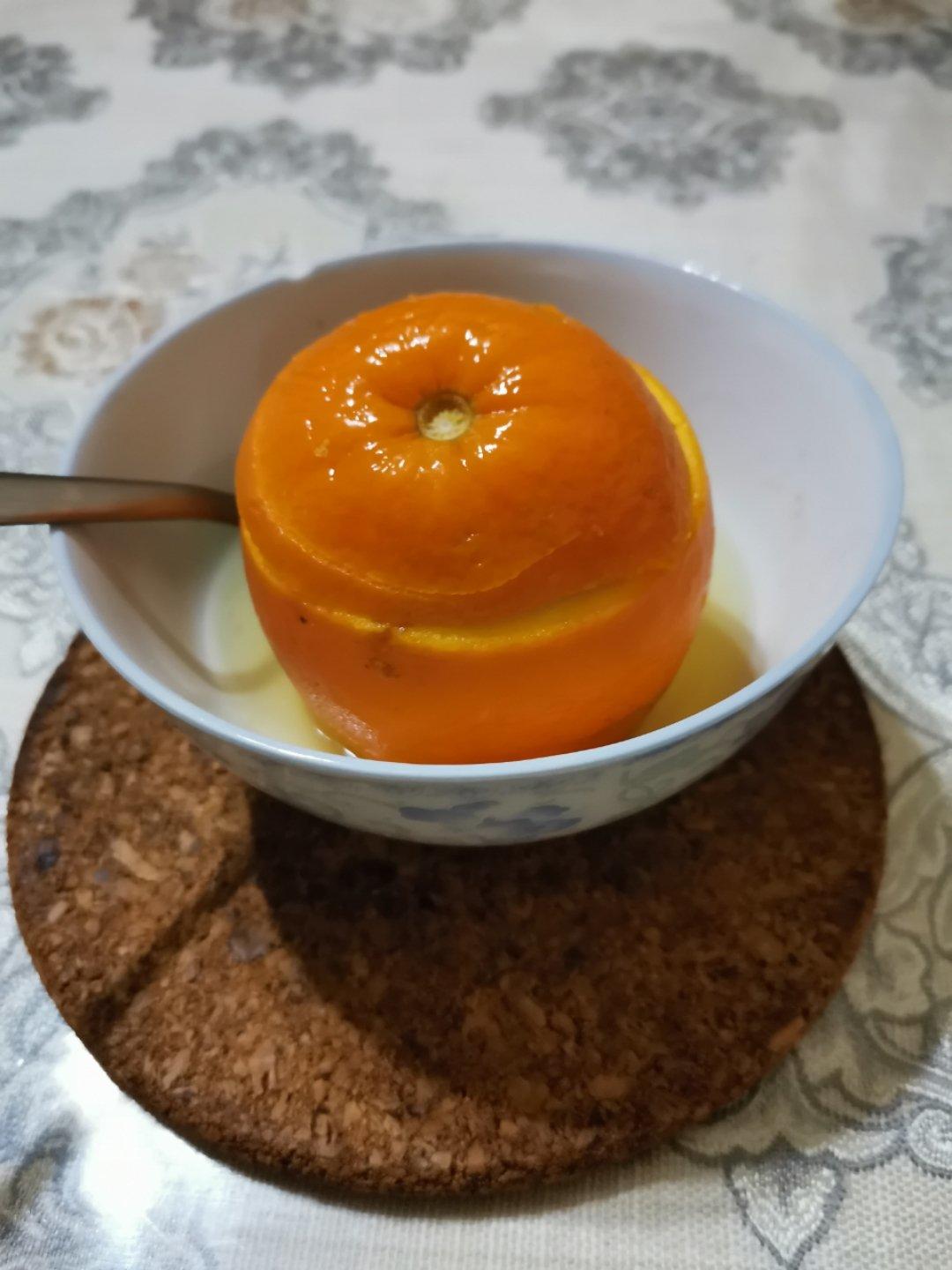 盐蒸橙子治疗咳嗽