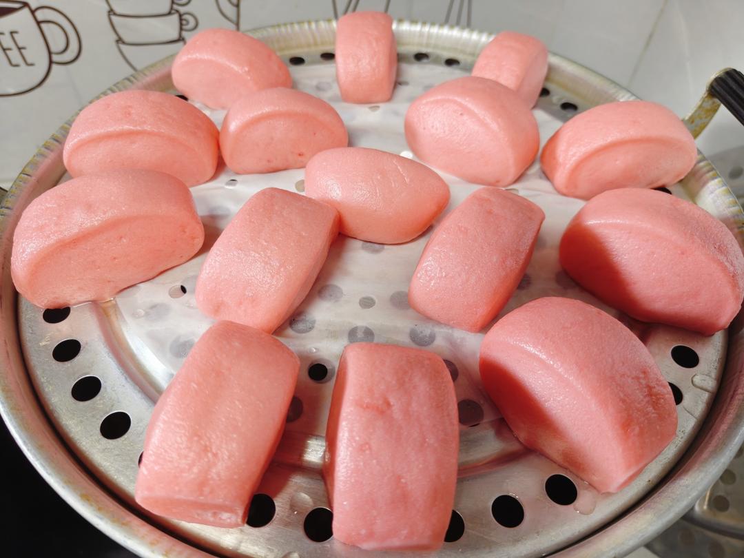 一发奶香小馒头，口感特别好！