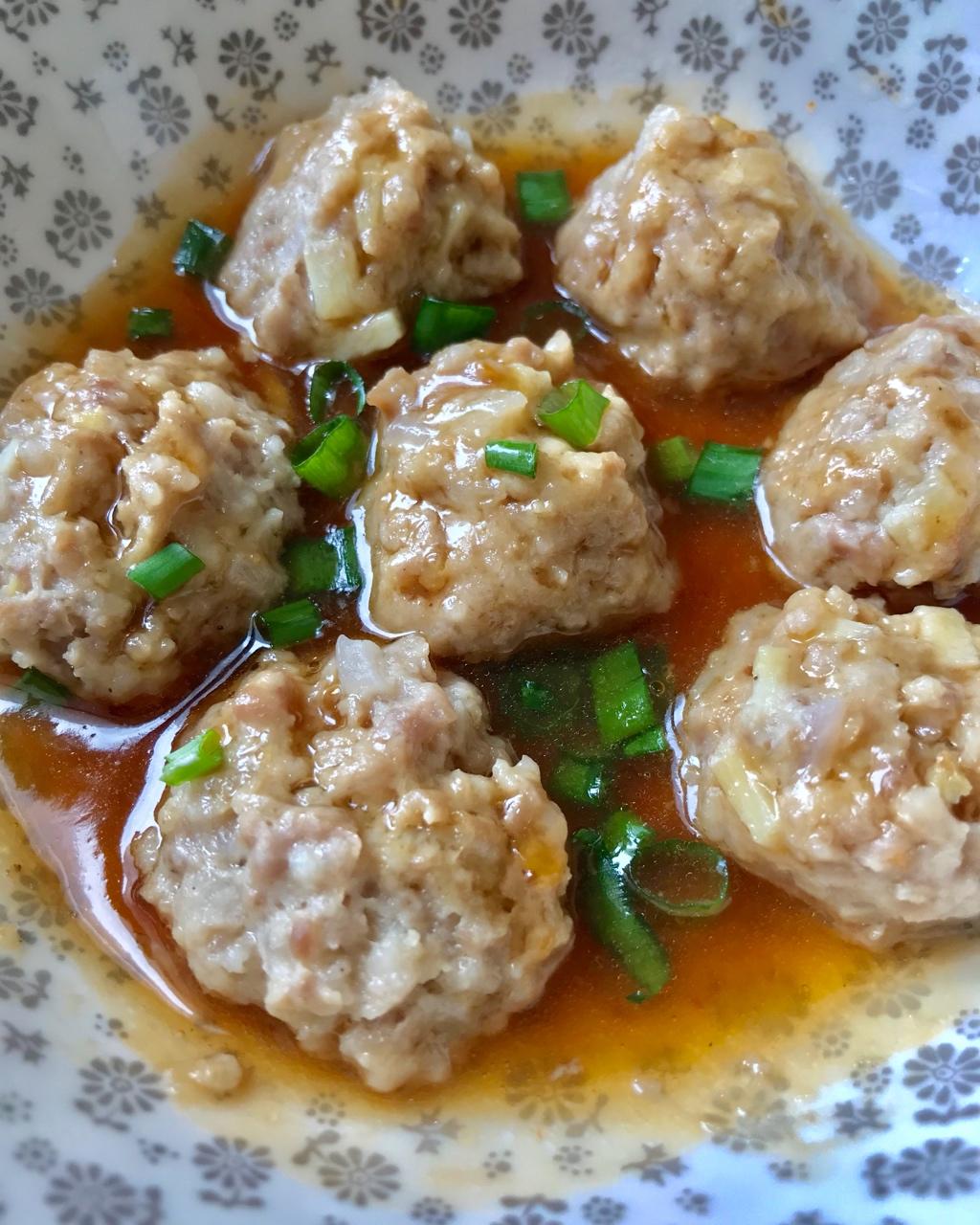 浮云-95做的山药蒸丸子