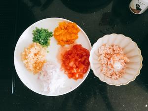 营养美味的虾仁时蔬焖饭的做法 步骤3