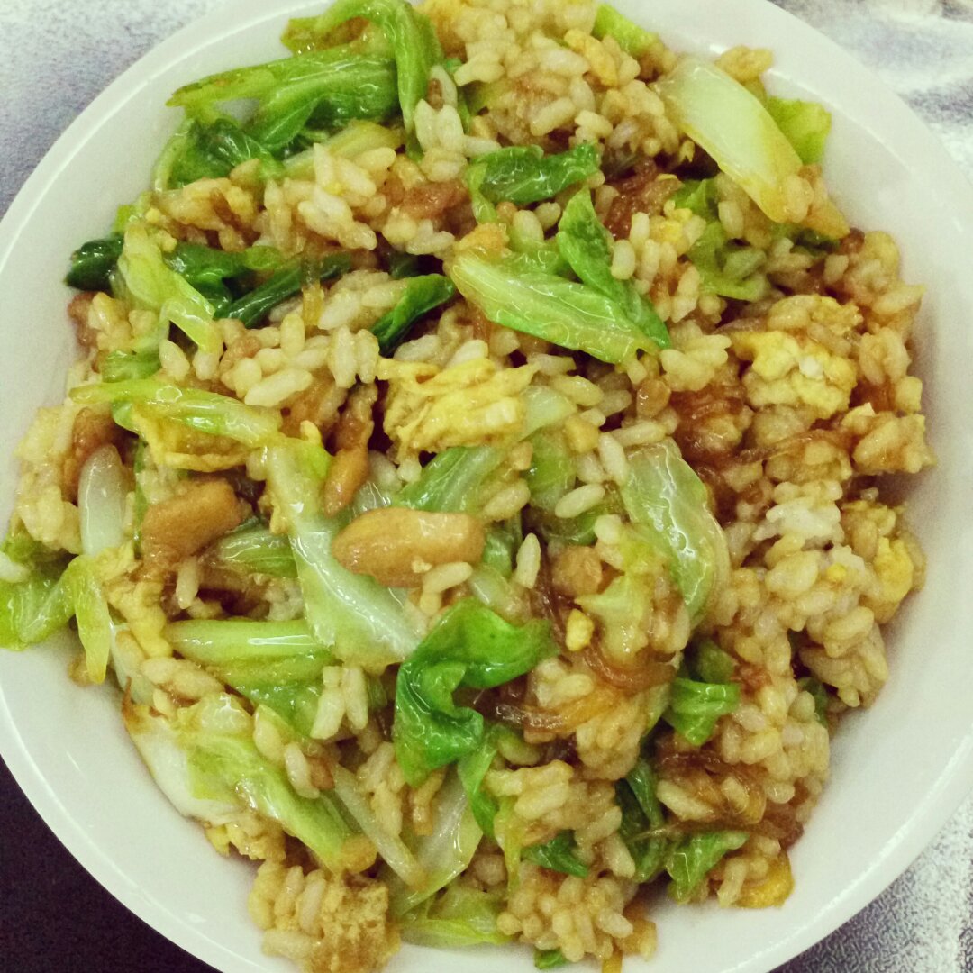 包菜粉丝炒鸡蛋