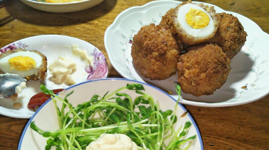 颜值爆表的流心苏格兰蛋