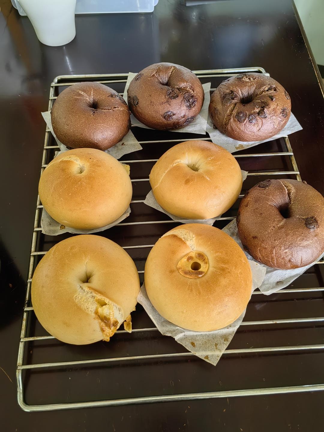 巧克力栗子贝果