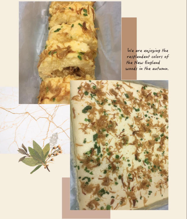 香葱肉松卷 蛋糕卷-无敌美味