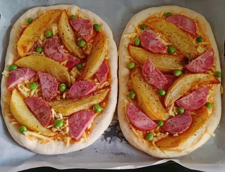 完美复刻达美乐！【土豆披萨】这么做口感太绝了！