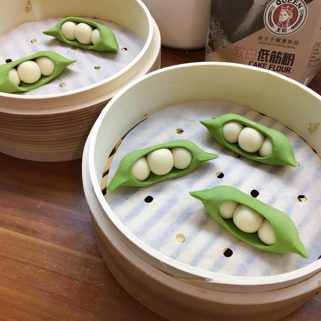 豌豆荚馒头
