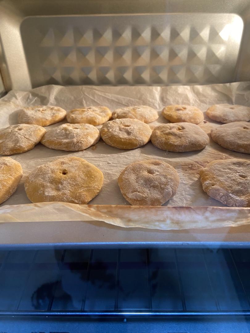 潮汕美食--红糖肚脐饼