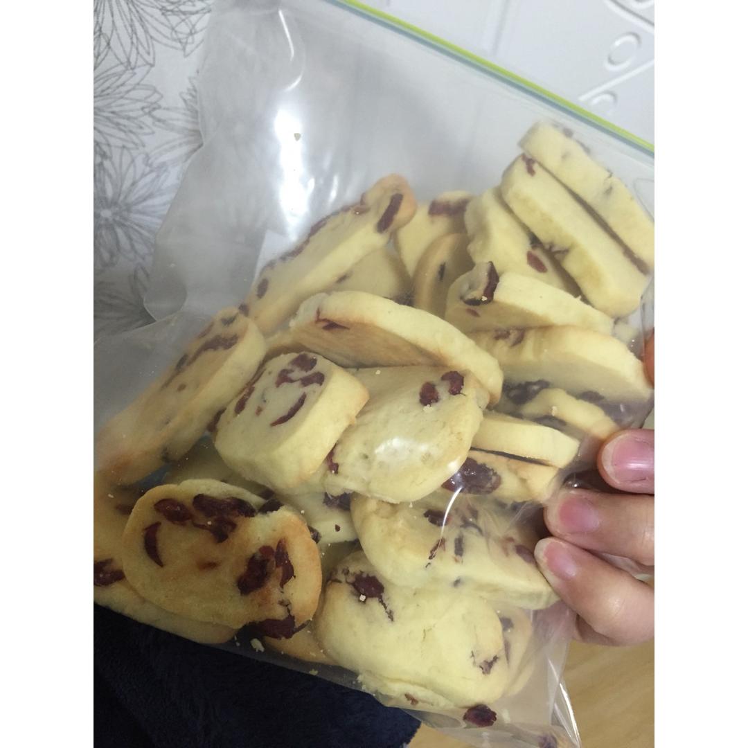 低糖少油版蔓越莓饼干
