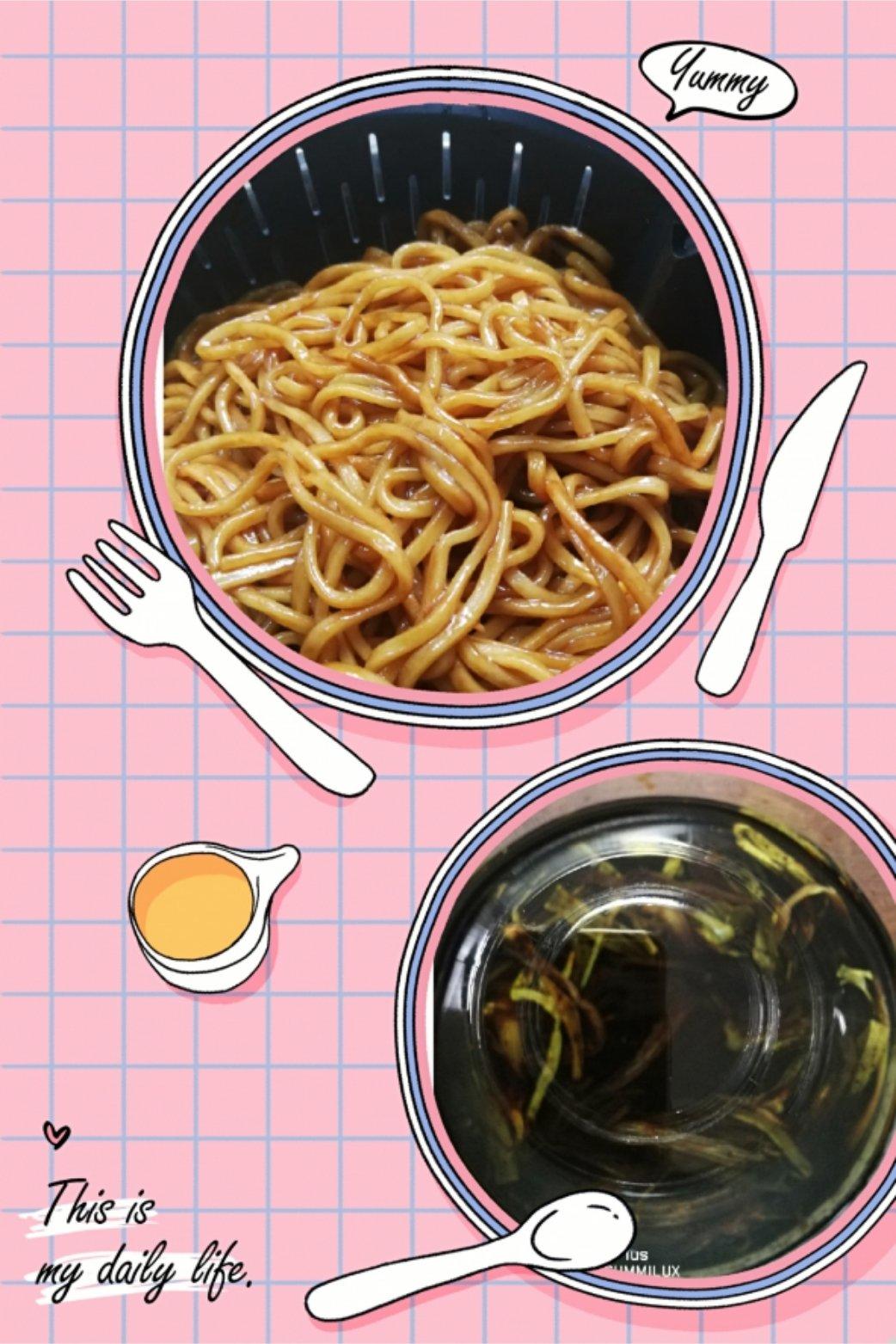 10分钟搞定的一碗葱油拌面