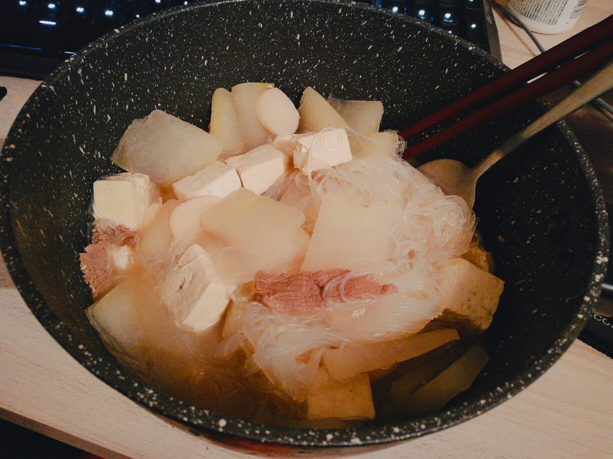 冬瓜牛肉粉丝汤的做法