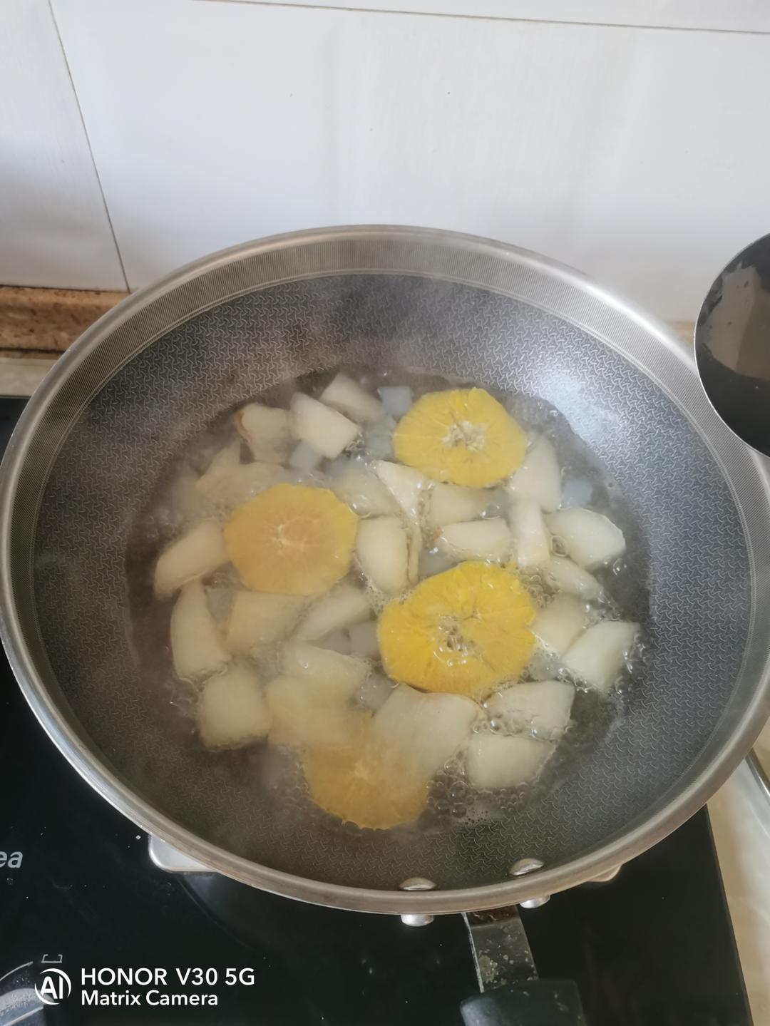 橙子梨汤！润喉清肺！冬天必备！