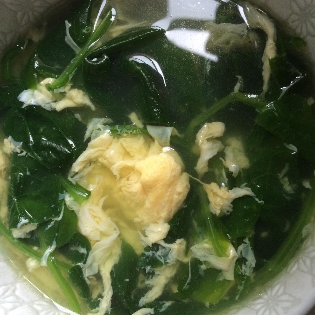 菠菜鸡蛋汤